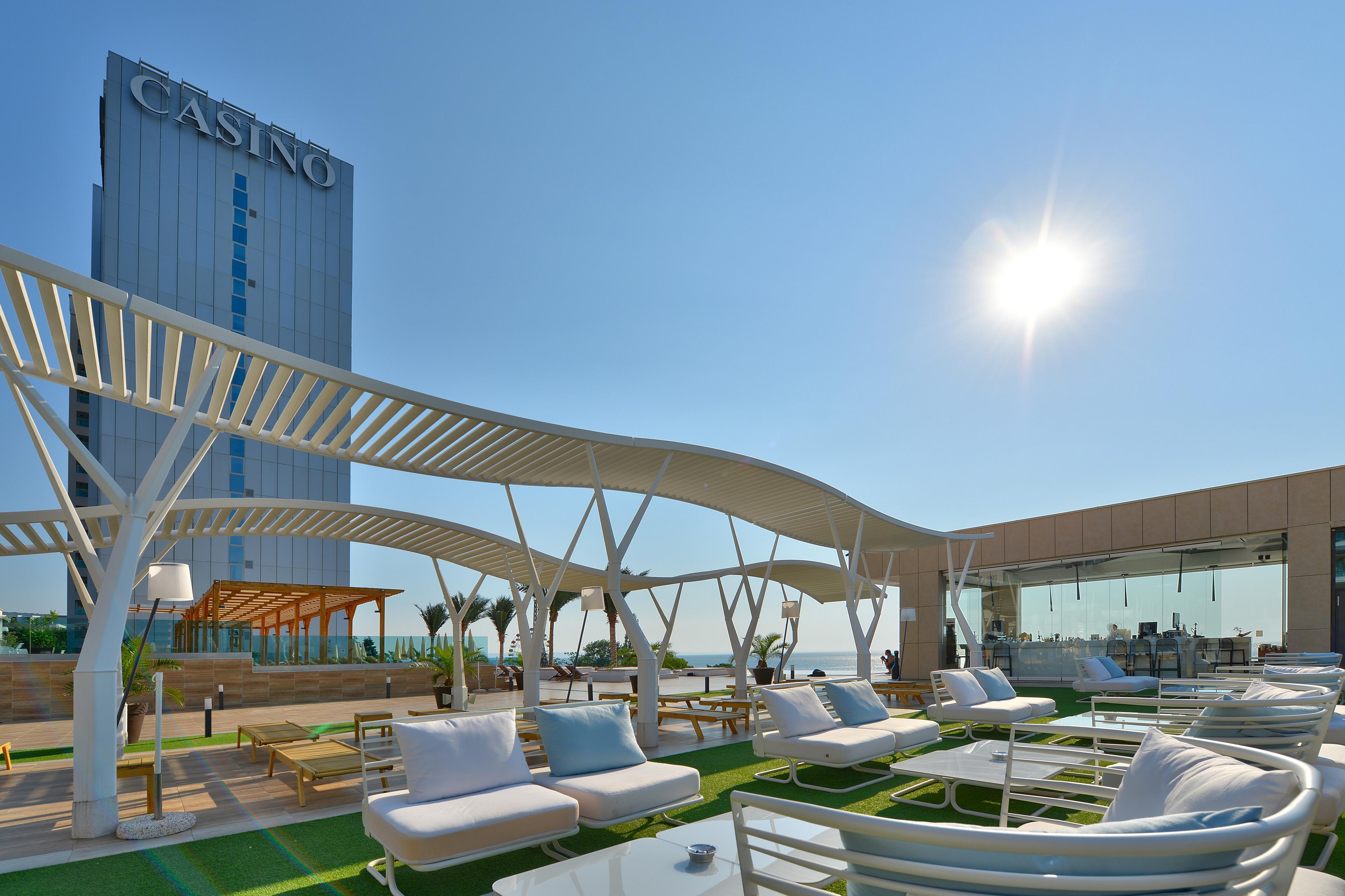 International Hotel Casino & Tower Suites Golden Sands Exterior foto Skyline